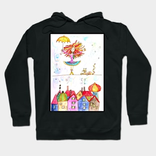 a tightrope walker Hoodie